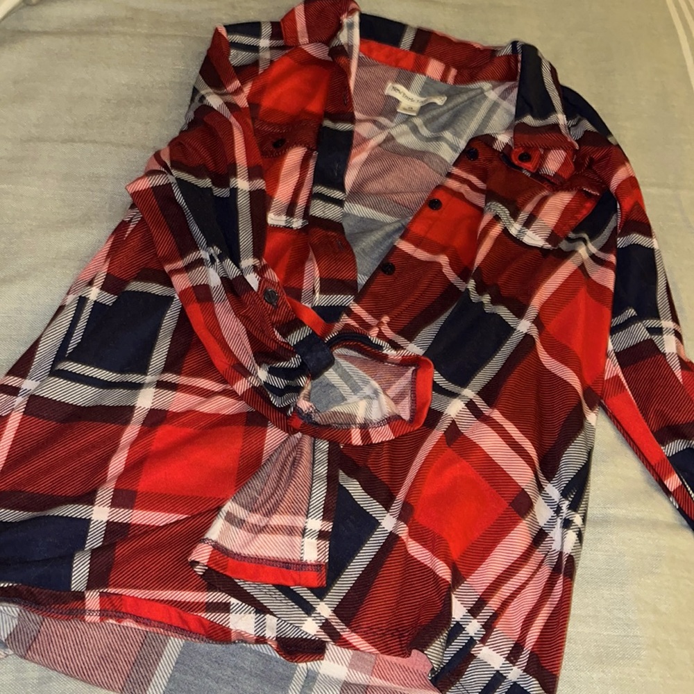 plaid shirt